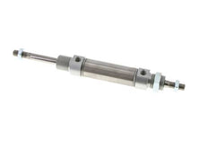 Cilindro Redondo de Doble Efecto ISO 6432 25-40mm - Magnético - Rosca Macho - Doble vástago