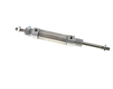 Cilindro Redondo de Doble Efecto ISO 6432 25-40mm - Magnético - Rosca Macho - Doble vástago