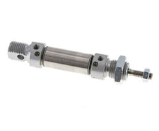 ISO 6432 Round Double Acting Cylinder 16-10mm - Magnetic - Damping