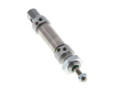 ISO 6432 Round Double Acting Cylinder 16-10mm - Magnetic - Damping