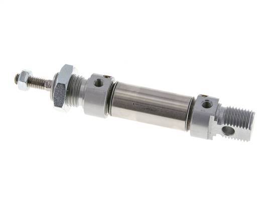 ISO 6432 Round Double Acting Cylinder 16-10mm - Magnetic - Damping