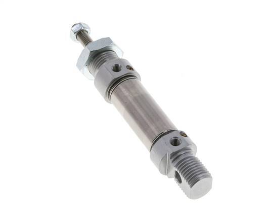 ISO 6432 Round Double Acting Cylinder 16-10mm - Magnetic - Damping