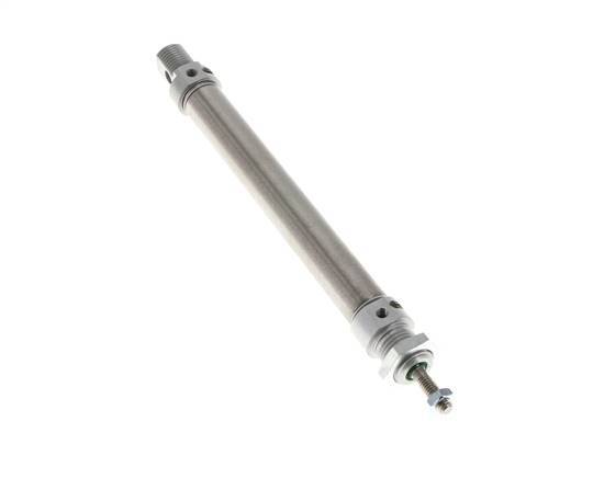 ISO 6432 Round Double Acting Cylinder 16-100mm - Magnetic - Damping