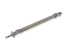 ISO 6432 Round Double Acting Cylinder 16-100mm - Magnetic - Damping