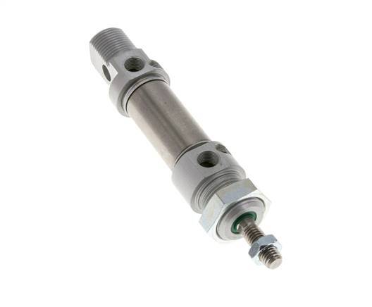 ISO 6432 Round Double Acting Cylinder 20-10mm - Magnetic - Damping