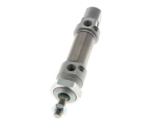 ISO 6432 Round Double Acting Cylinder 20-10mm - Magnetic - Damping