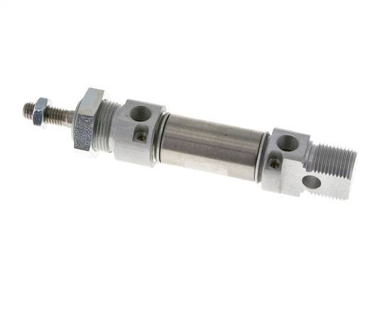 ISO 6432 Round Double Acting Cylinder 20-10mm - Magnetic - Damping