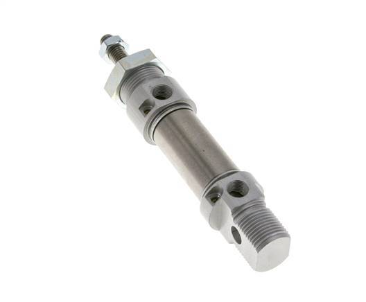 ISO 6432 Round Double Acting Cylinder 20-10mm - Magnetic - Damping