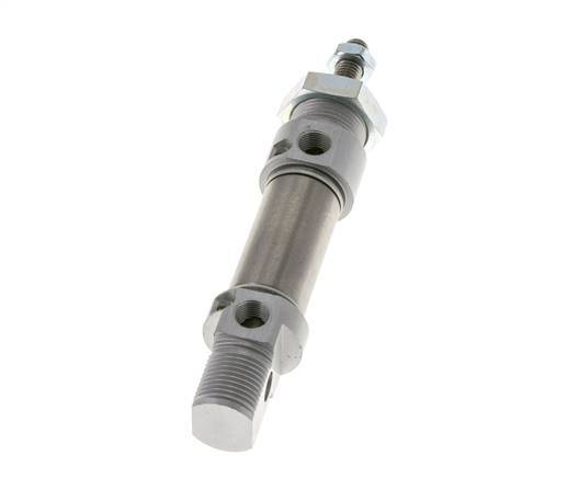 ISO 6432 Round Double Acting Cylinder 20-10mm - Magnetic - Damping