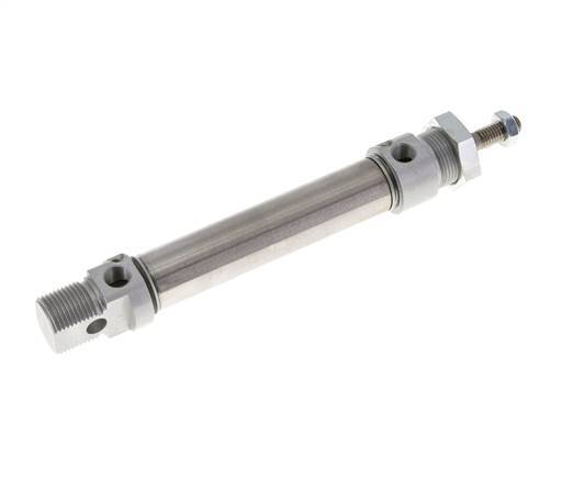 ISO 6432 Round Double Acting Cylinder 20-65mm - Magnetic - Damping