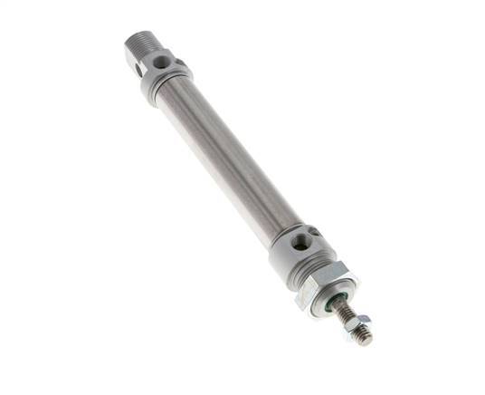 ISO 6432 Round Double Acting Cylinder 20-80mm - Magnetic - Damping