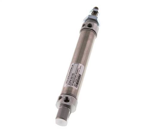 ISO 6432 Round Double Acting Cylinder 25-100mm - Magnetic - Damping
