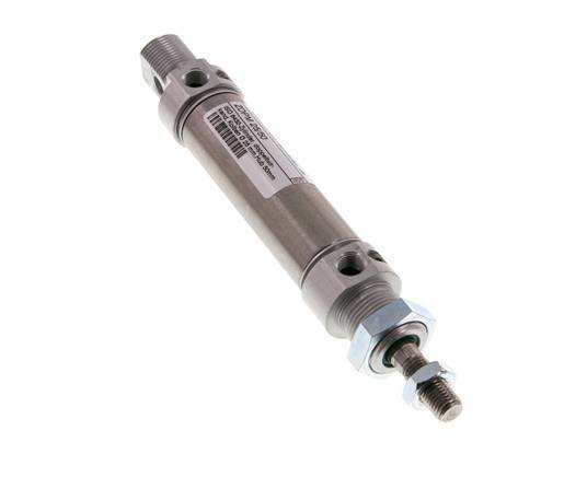 ISO 6432 Round Double Acting Cylinder 25-50mm - Magnetic - Damping