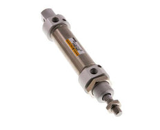 ISO 6432 Round Double Acting Cylinder 25-50mm - Magnetic - Damping