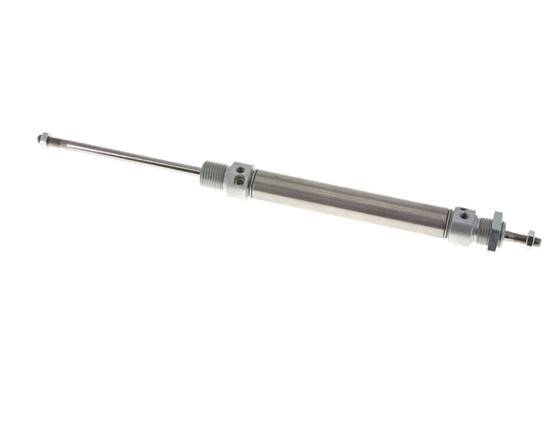 Cilindro Redondo de Doble Efecto ISO 6432 16-80mm - Magnético - Amortiguación - Rosca Macho - Doble vástago