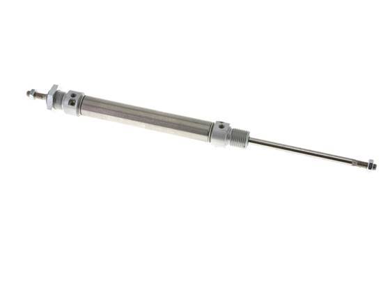 Cilindro Redondo de Doble Efecto ISO 6432 16-80mm - Magnético - Amortiguación - Rosca Macho - Doble vástago