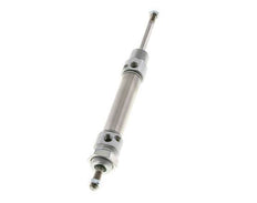 ISO 6432 Round Double Acting Cylinder 20-50mm - Magnetic - Damping - Male Threaded - Double Rod