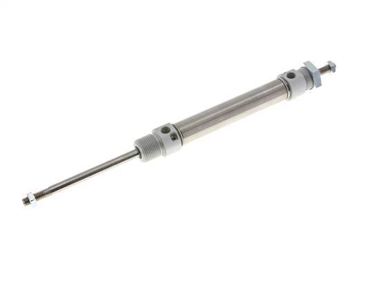 Cilindro Redondo de Doble Efecto ISO 6432 20-80mm - Magnético - Amortiguación - Rosca Macho - Doble vástago