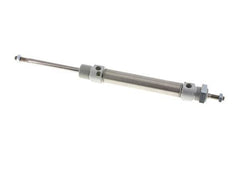 Cilindro Redondo de Doble Efecto ISO 6432 20-80mm - Magnético - Amortiguación - Rosca Macho - Doble vástago