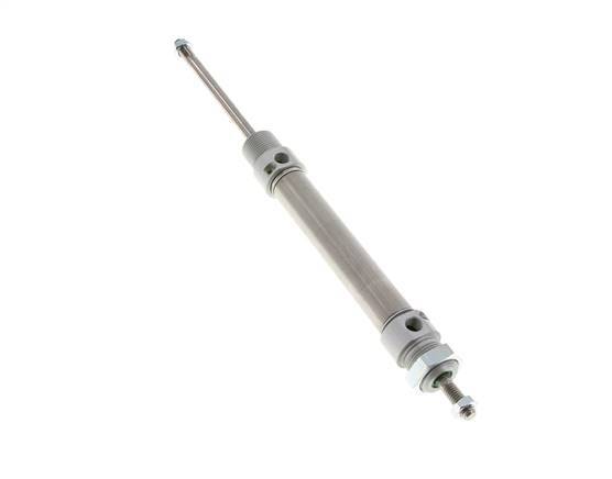 Cilindro Redondo de Doble Efecto ISO 6432 20-80mm - Magnético - Amortiguación - Rosca Macho - Doble vástago