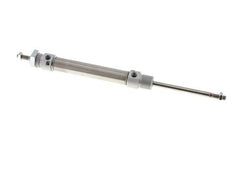 Cilindro Redondo de Doble Efecto ISO 6432 20-80mm - Magnético - Amortiguación - Rosca Macho - Doble vástago