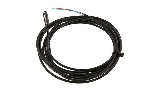 Sensor de posición 2 hilos 3 m 10-170 V CC/10-230 V CA Ranura en T 5 mm