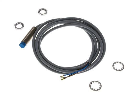 Detector de proximidad inductivo 4mm M12x1 con cable 2m