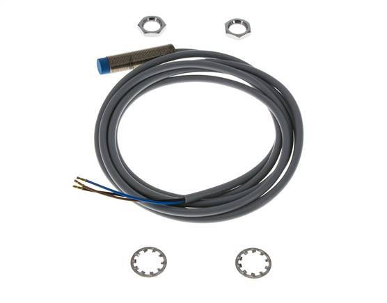 Detector de proximidad inductivo 4mm M12x1 con cable 2m