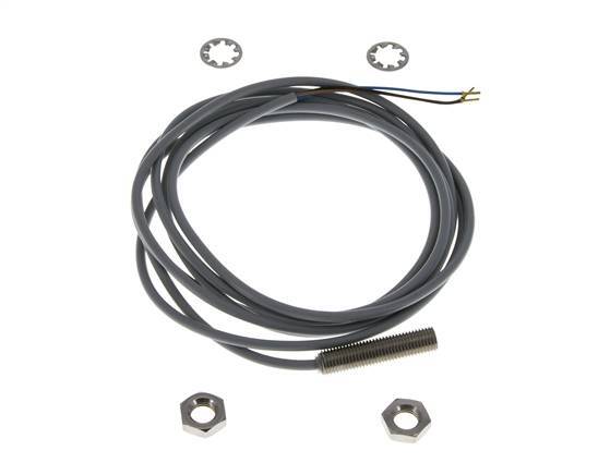 Detector de proximidad inductivo 1,5mm M8x1 con cable 2m