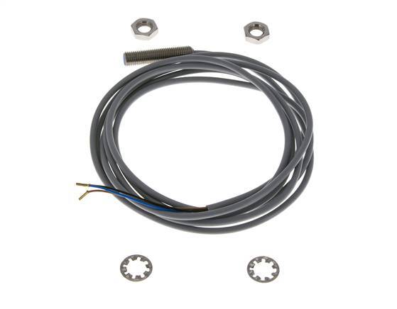 Detector de proximidad inductivo 1,5mm M8x1 con cable 2m