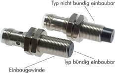 Inductive Proximity Switch 8mm M12x1 with Cable 2m