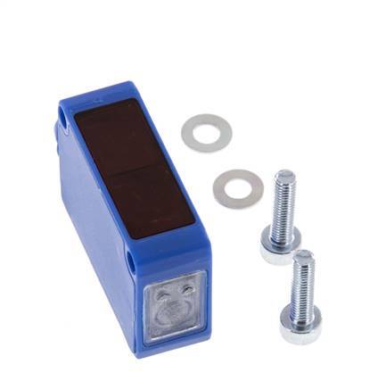 Barrera fotoeléctrica de reflexión 20-8000 mm M8 de 4 polos