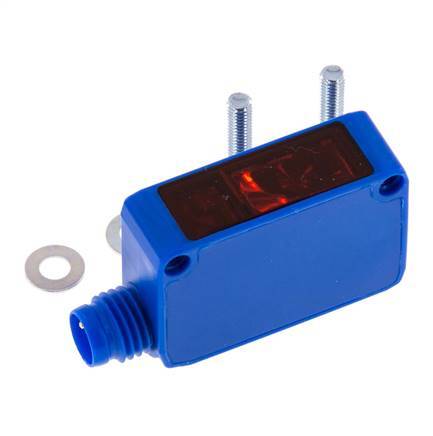 Receptor de barrera óptica unidireccional 0-30000 mm M8 de 3 polos