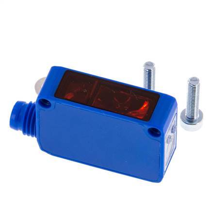 Receptor de barrera óptica unidireccional 0-30000 mm M8 de 3 polos