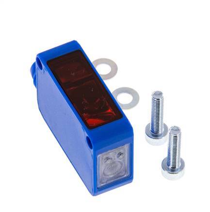 Receptor de barrera óptica unidireccional 0-30000 mm M8 de 3 polos