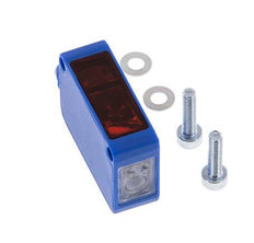 Transmisor de barrera óptica unidireccional 0-30000 mm M8 de 3 polos