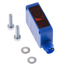 Transmisor de barrera óptica unidireccional 0-30000 mm M8 de 3 polos