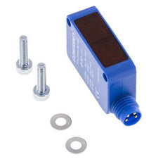 Barrera fotoeléctrica de reflexión 10-5000 mm M8 4 contactos