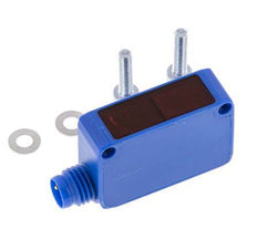 Barrera fotoeléctrica de reflexión 10-5000 mm M8 4 contactos