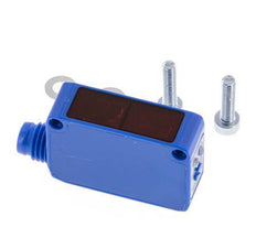 Barrera fotoeléctrica de reflexión 10-5000 mm M8 4 contactos