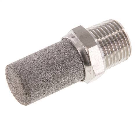 NPT 1/2'' Stainless Steel Pneumatic Muffler