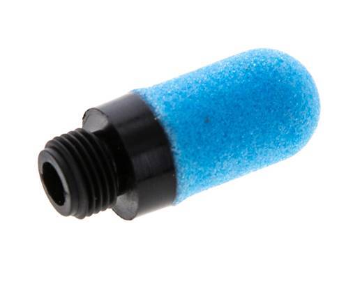 Silenciador Neumático G1/8'' PE Sinterizado 6 bar [5 Piezas]