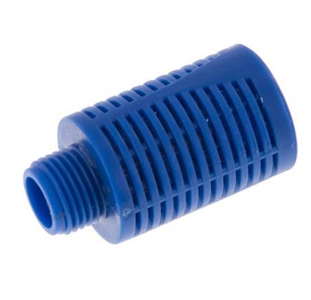 Silenciador Neumático de Plástico G1/8'' Autolimpieza Elementos de Relleno de Granulado [5 Piezas]