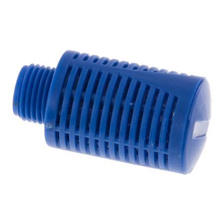 Silenciador Neumático de Plástico G1/8'' Autolimpieza Elementos de Relleno de Granulado [5 Piezas]