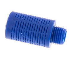 Silenciador Neumático de Plástico G1/4'' Autolimpieza Elementos de Relleno de Granulado [5 Piezas]