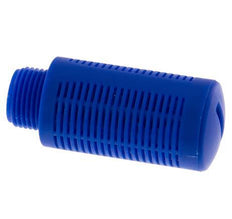 Silenciador Neumático de Plástico G3/8'' Autolimpieza Elementos de Relleno de Granulado [2 Piezas]