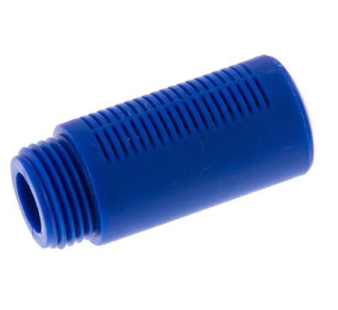 Silenciador Neumático de Plástico G1/2'' Autolimpieza Elementos de Relleno de Granulado [2 Piezas]