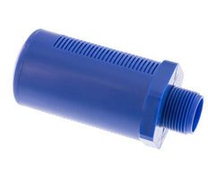 G3/4'' Plastic Pneumatic Muffler Self-Cleaning Granulate Filling