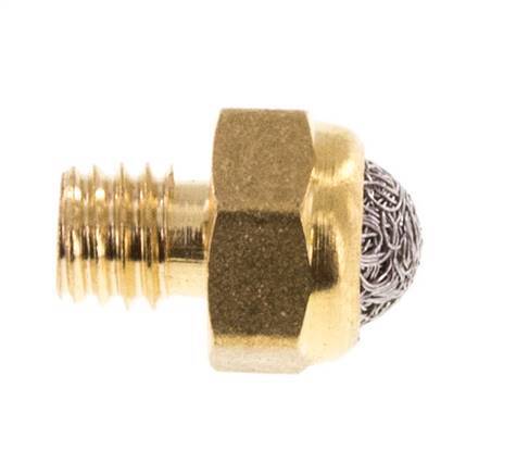 Silenciador Neumático Compacto de Latón M5 1.4301 Malla [5 Piezas]