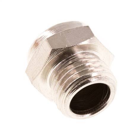 Silenciador Neumático Compacto de Latón Niquelado G1/4'' 1.4301 Malla Metálica [5 Piezas]